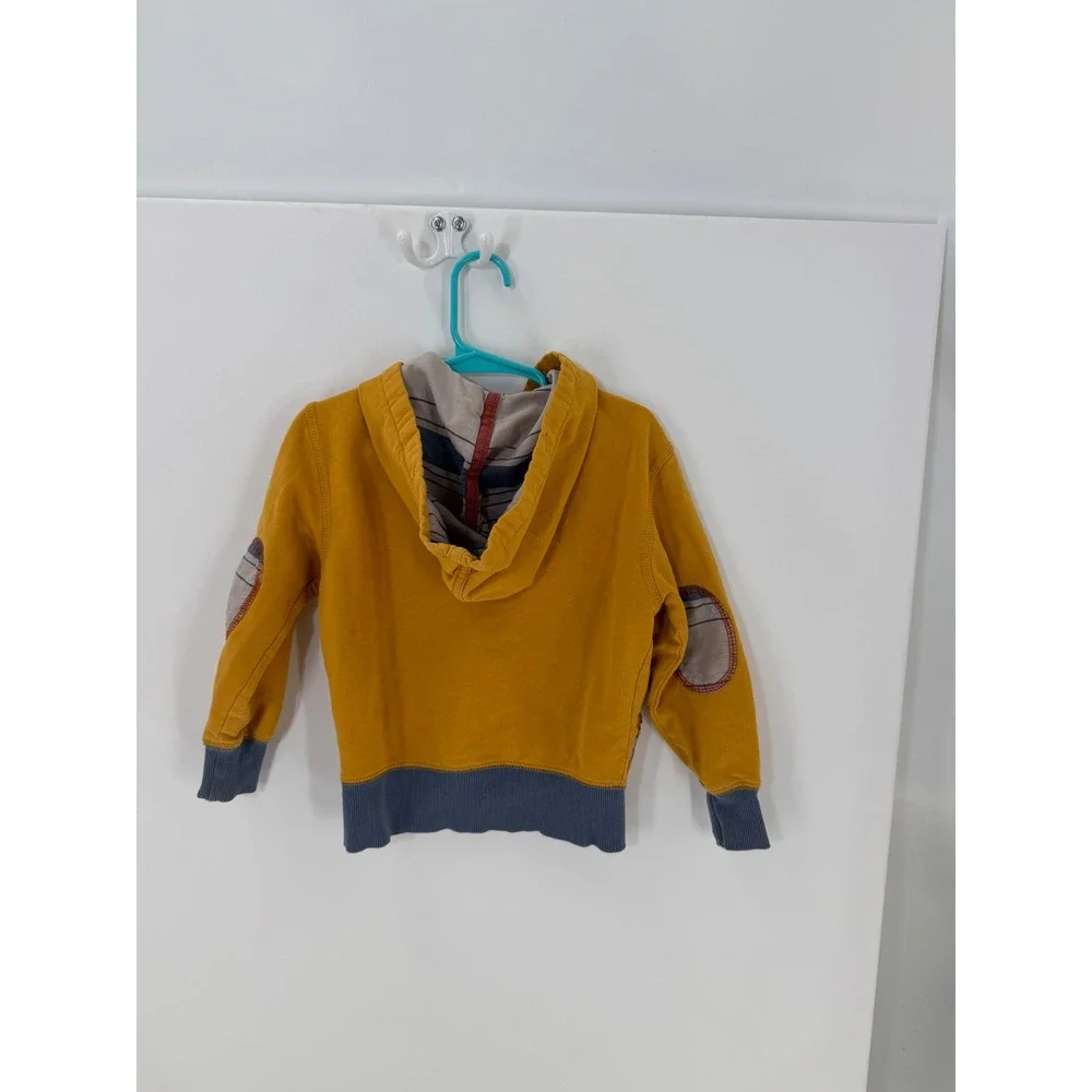 Matilda Jane Joanna Gaines Kids Mustard Yellow Zip Up Hoodie Sweatshirt Size 2/4
